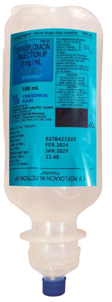 Ciprofloxacin IV 100ml Plastic Bott Ciprofloxacin IV