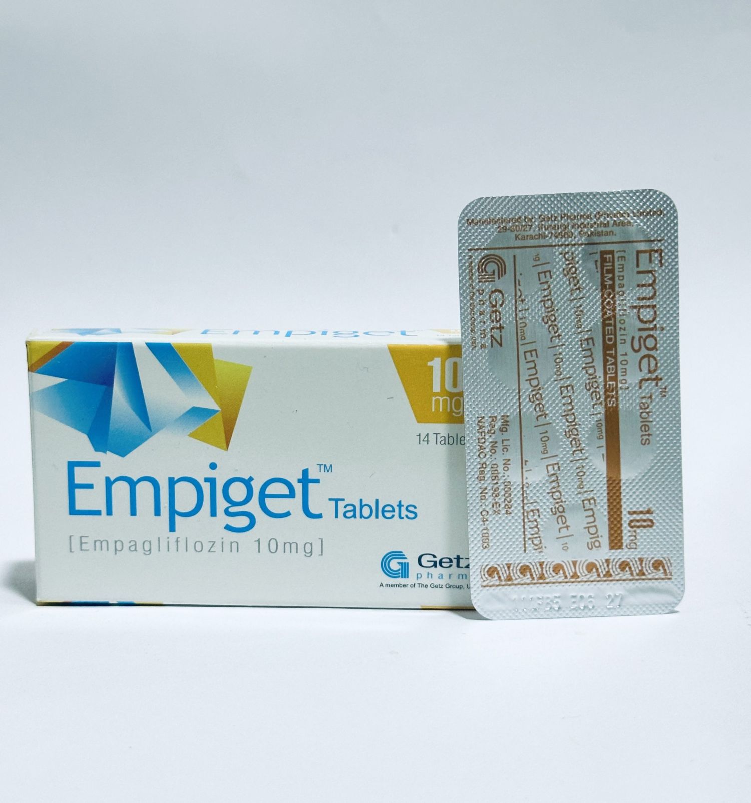 Empiget 10mg Tabs 14s