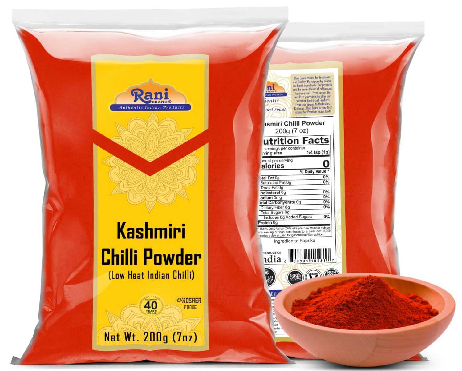 G/A CHILLI POWDER 100G (50S) 220/=