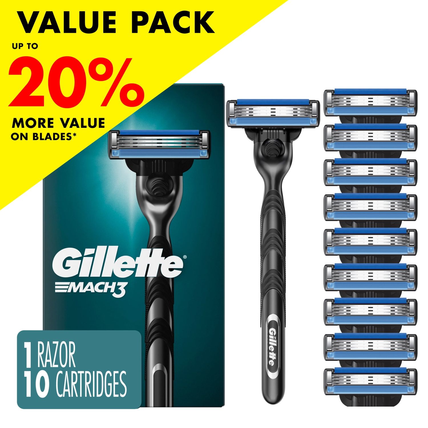 GILLETTE MACH3 CRT4 (10)-3250/=