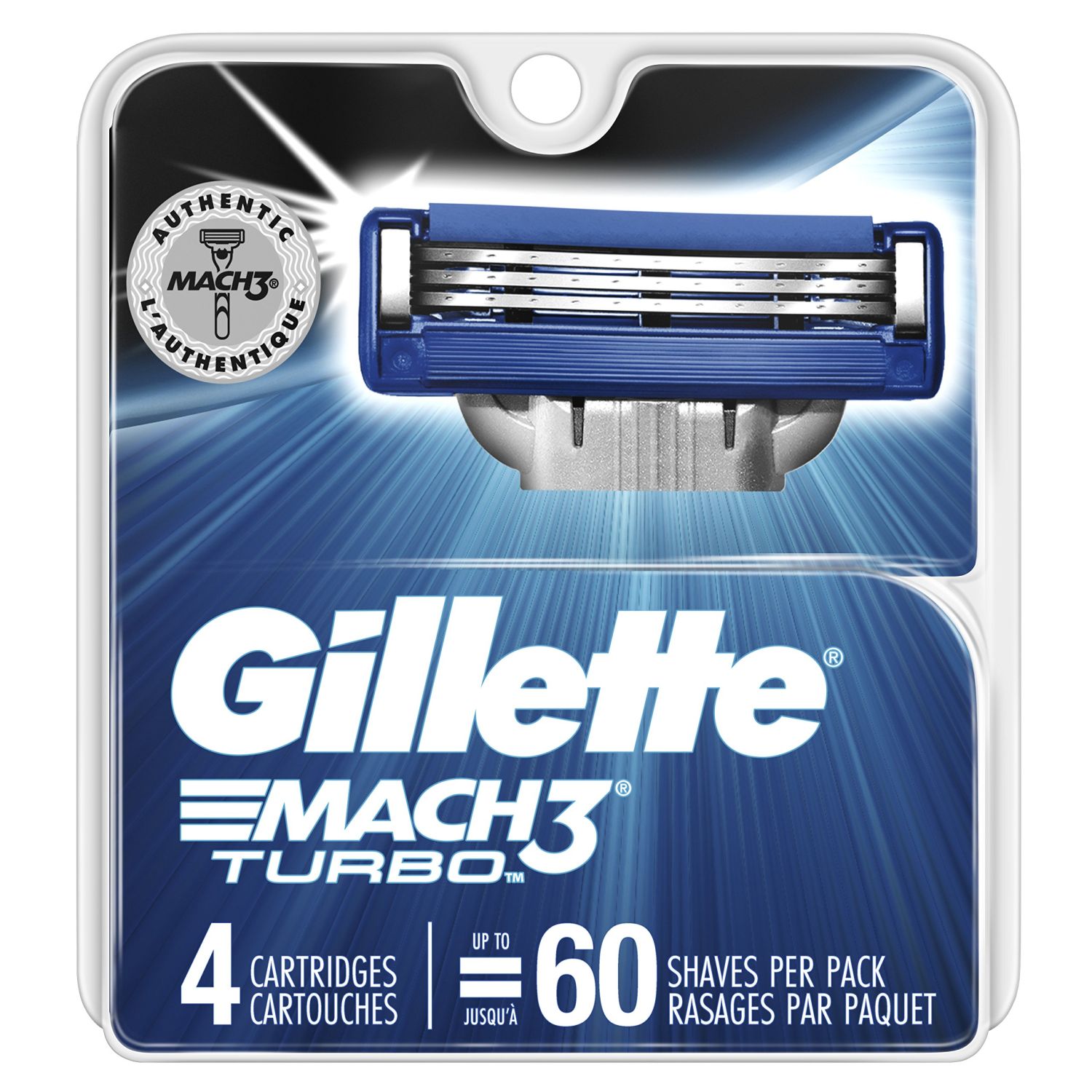 Gillette Mach3 Turbo Cartridges 4 S