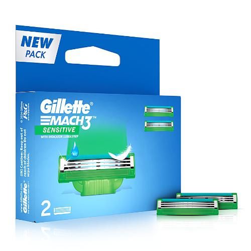 Gillette Mach3 Turbo Sensitive Cart 2 S