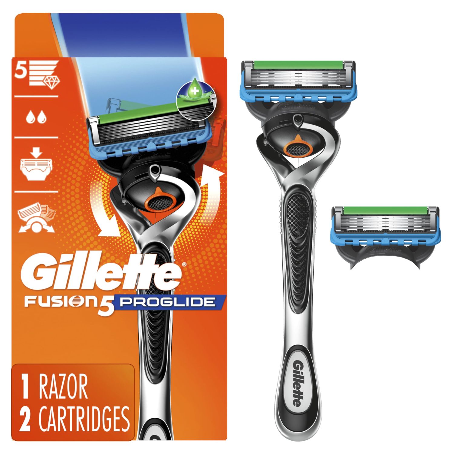 GILLETTE PROGLIDE RAZORS (24) 1550/=