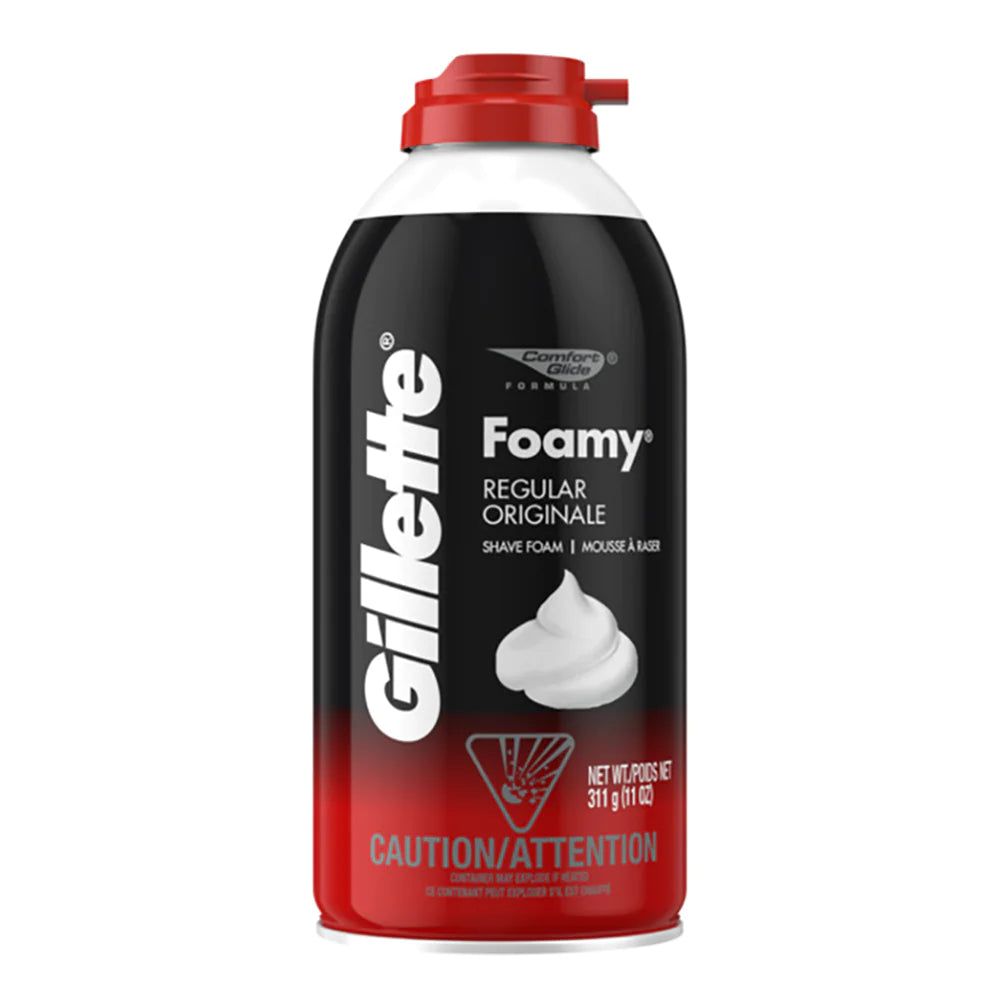 GILLETTE SHAV FOAM REG 196G(24)-1450/=