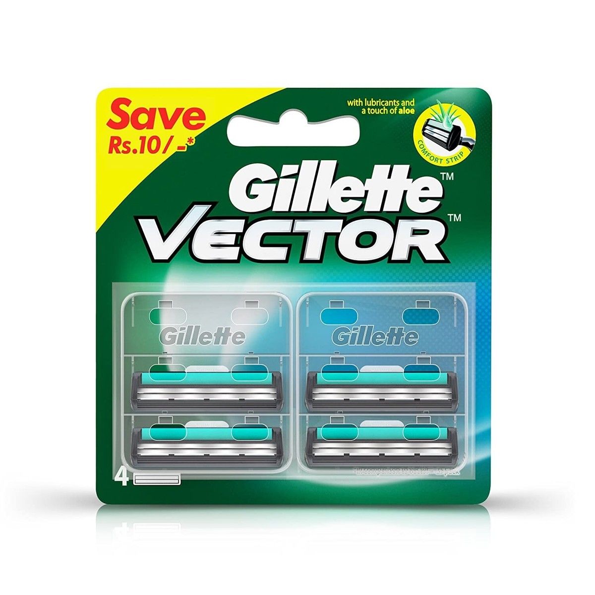 Gillette Vector Plus Cartridges 4 S