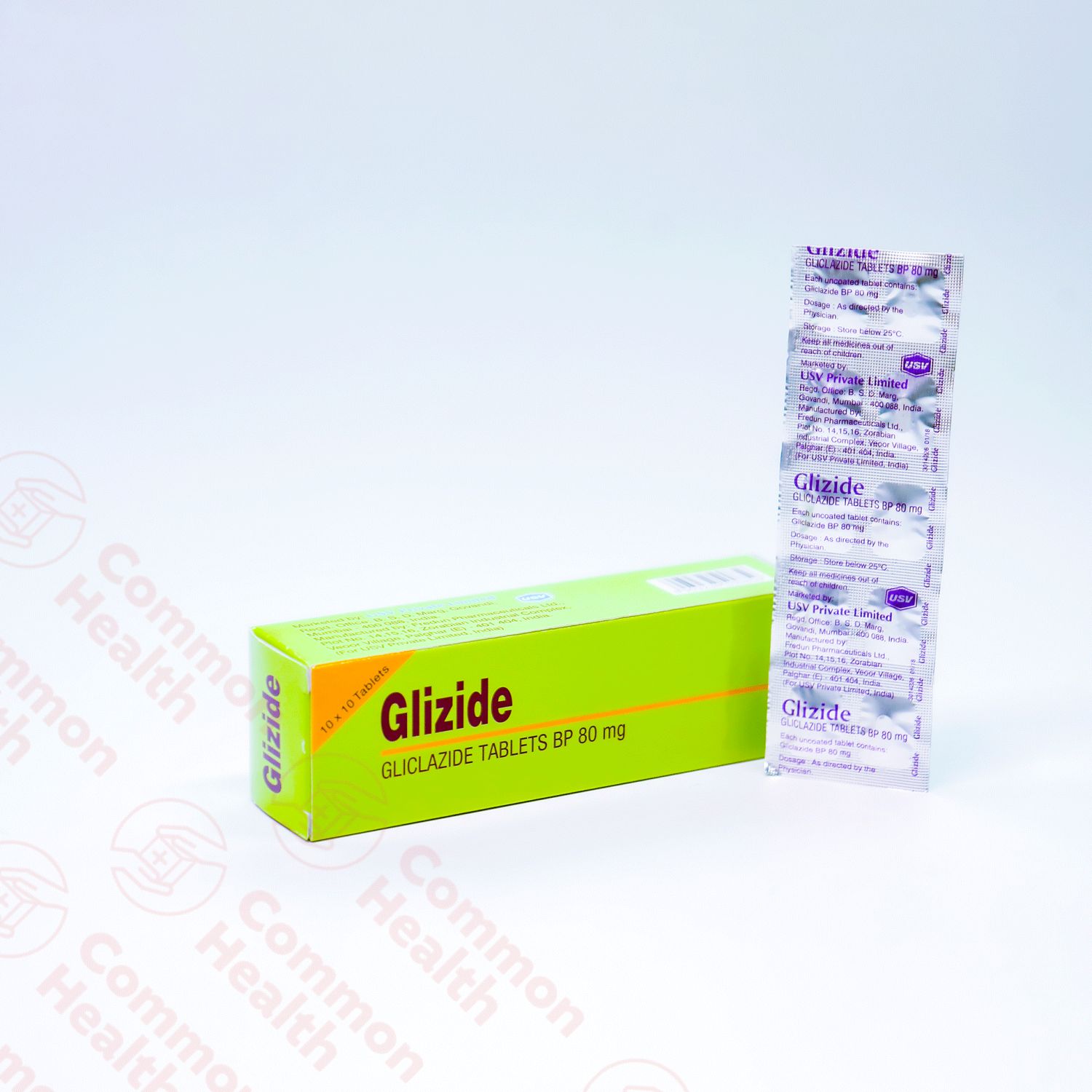 Glizide 80mg 10x10'S