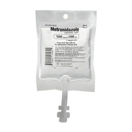 Metronidazole IV 100ml Plastic Bott Metronidazole Infusion