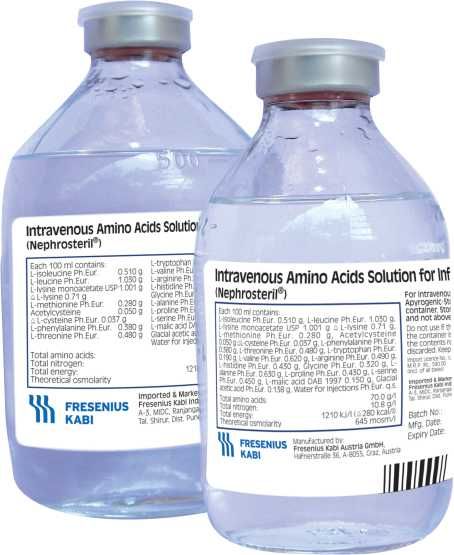 Nephrosteril inj. 250ml Amino Acid Injection 7%