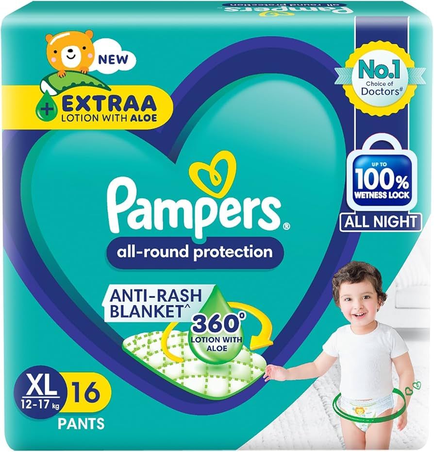PAMPER PANT XL16+VBR 50ML FRE(12) 2180/=