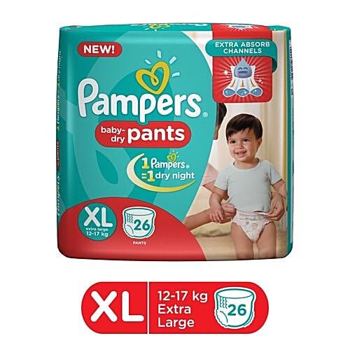 Pampers Pants Extra Large 26s @ 2000