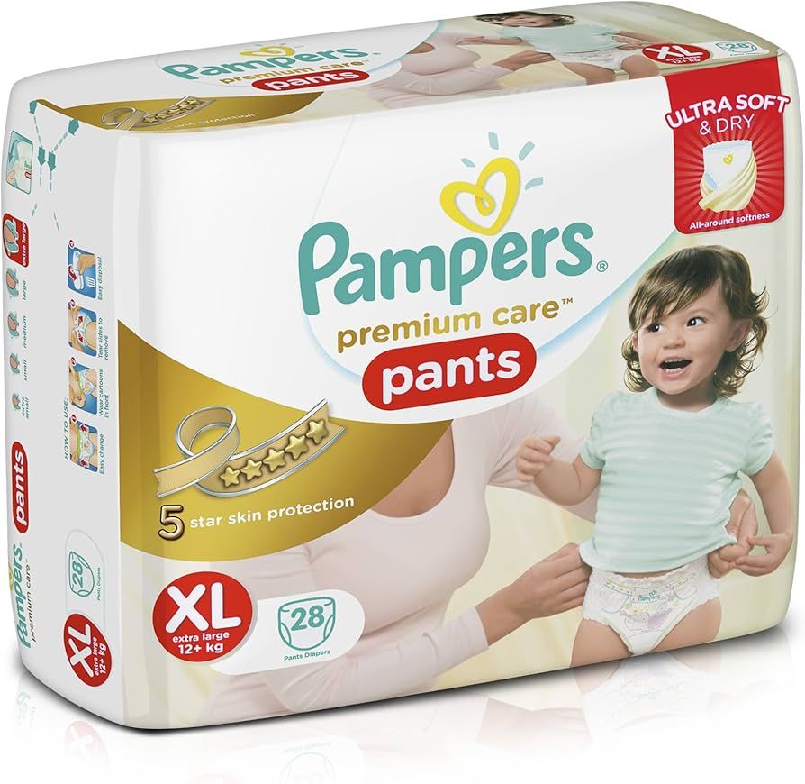 Pampers Pants Extra Large 28 s @ 1300