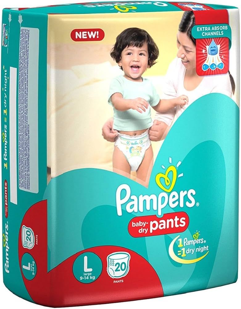 Pampers Pants Large 20 s @ 1040