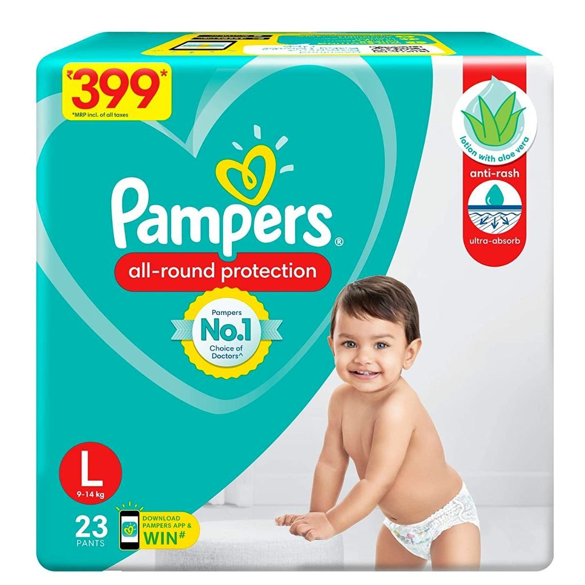 PAMPERS PANTS LG 23'S(12)-2730/=