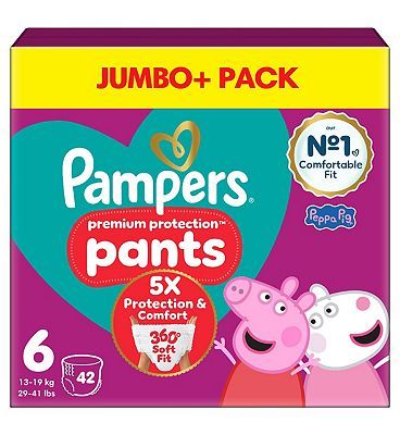 PAMPERS PANTS LG 42'S(6)-5420/=