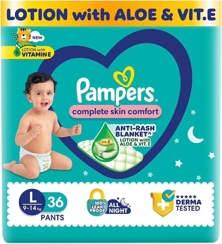 PAMPERS PANTS LG 42'S(6)-5800/=