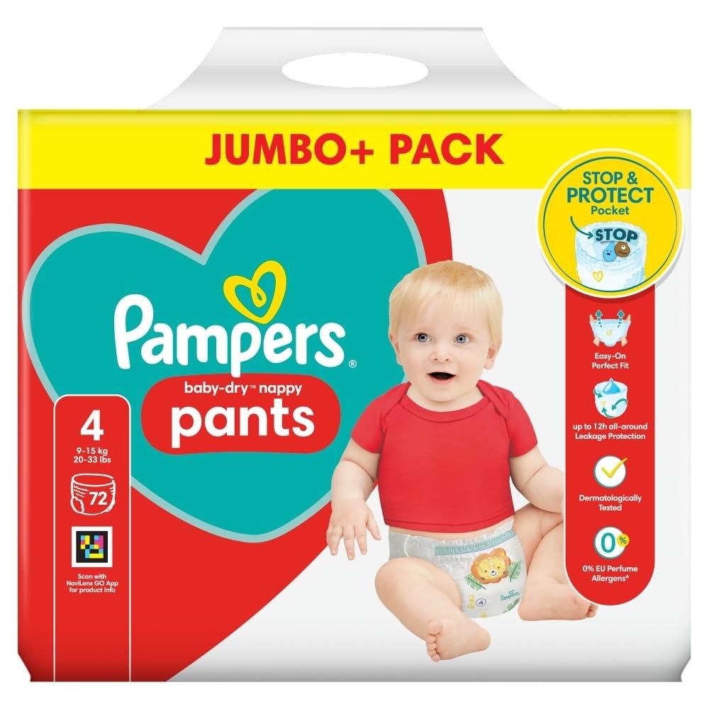 PAMPERS PANTS LG 4'S(72)-480/=