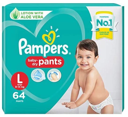 PAMPERS PANTS LG 64'S(4)-8000/=