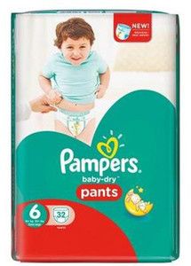 PAMPERS PANTS LG 6'S(32)-980/=