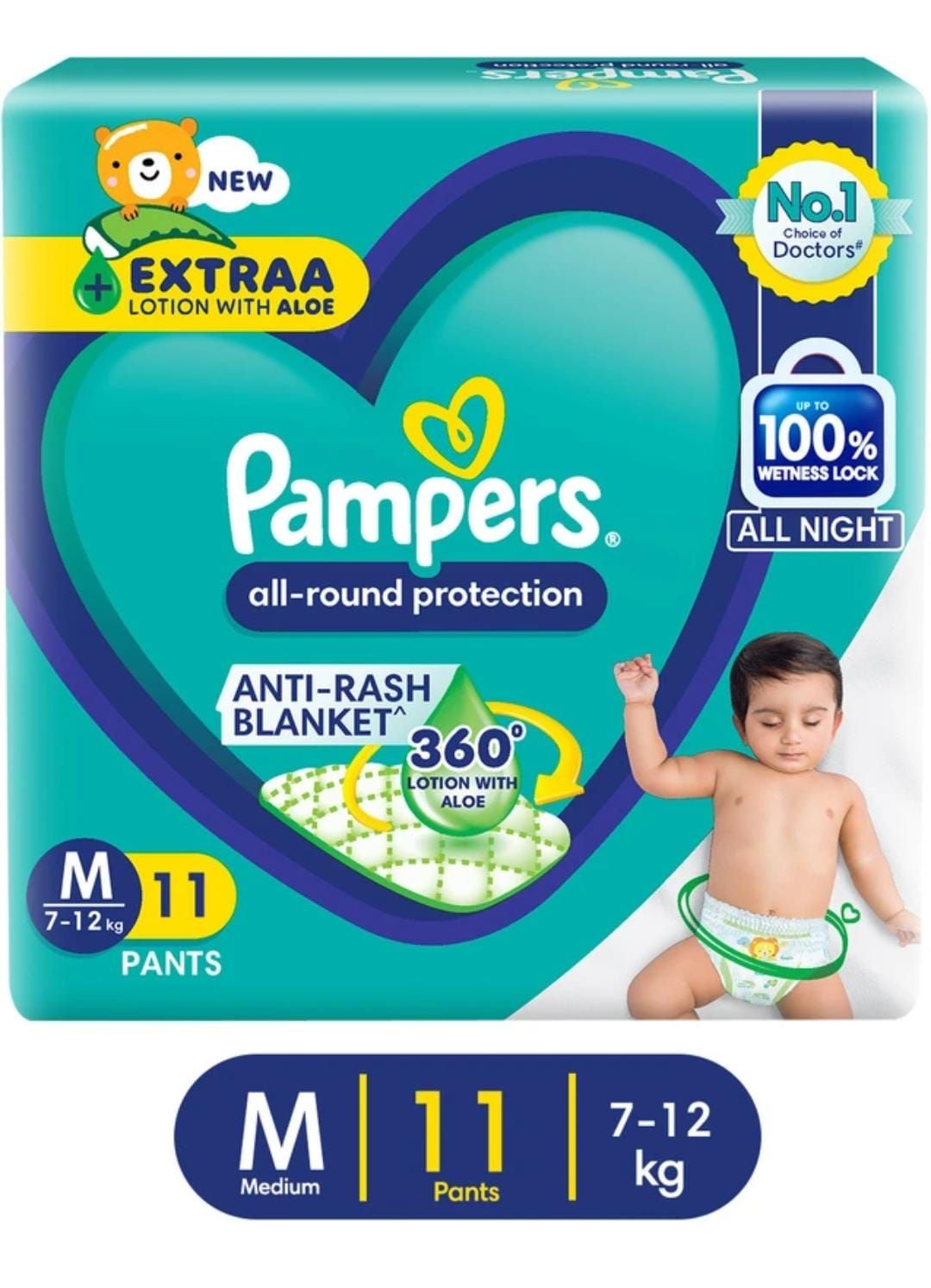 PAMPERS PANTS MD 11'S(24)-1200/=