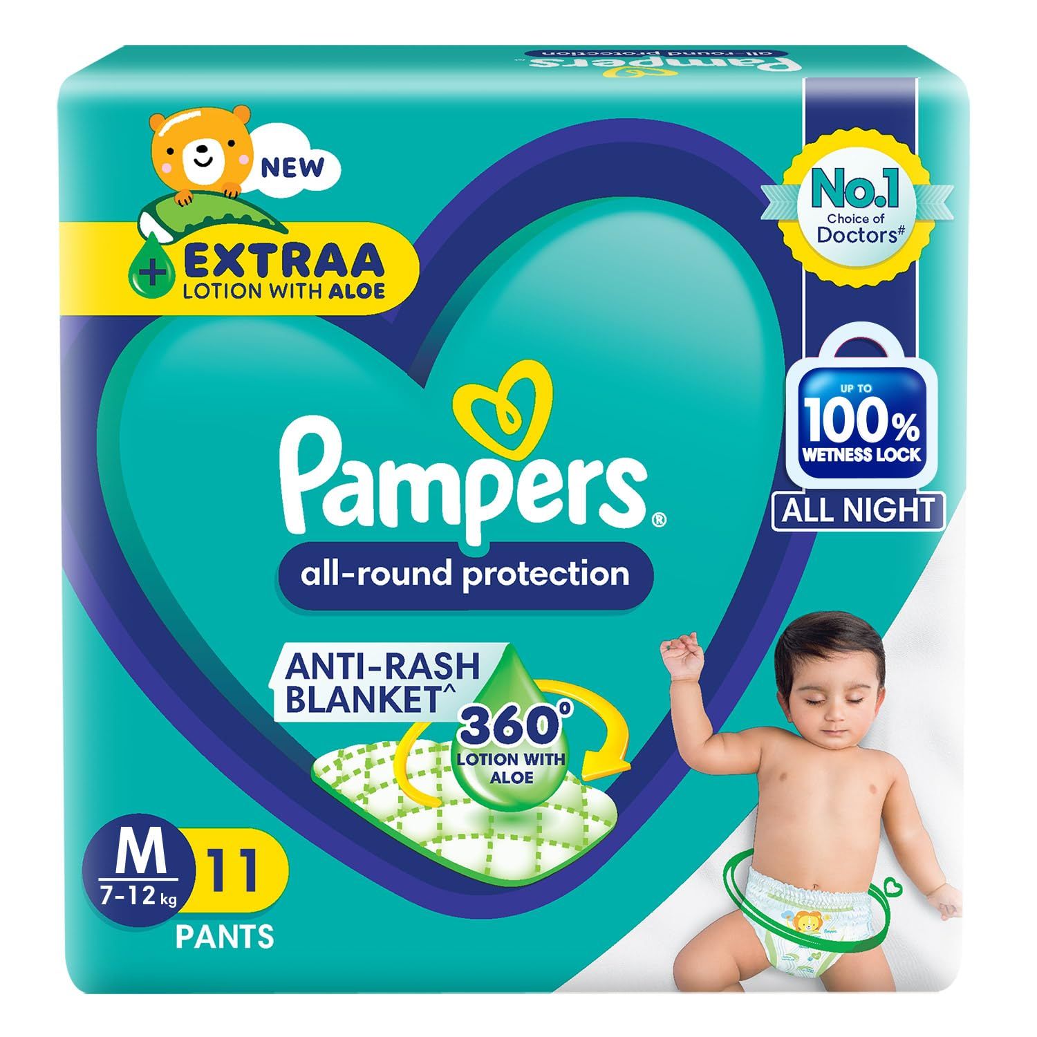 PAMPERS PANTS MD 11'S(24)-1300/=