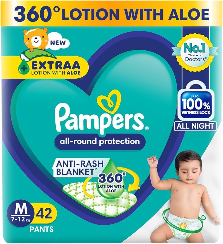 PAMPERS PANTS MD 13'S(12)-1670/=