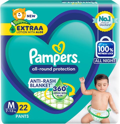 PAMPERS PANTS MD 22's(12)-2400/=