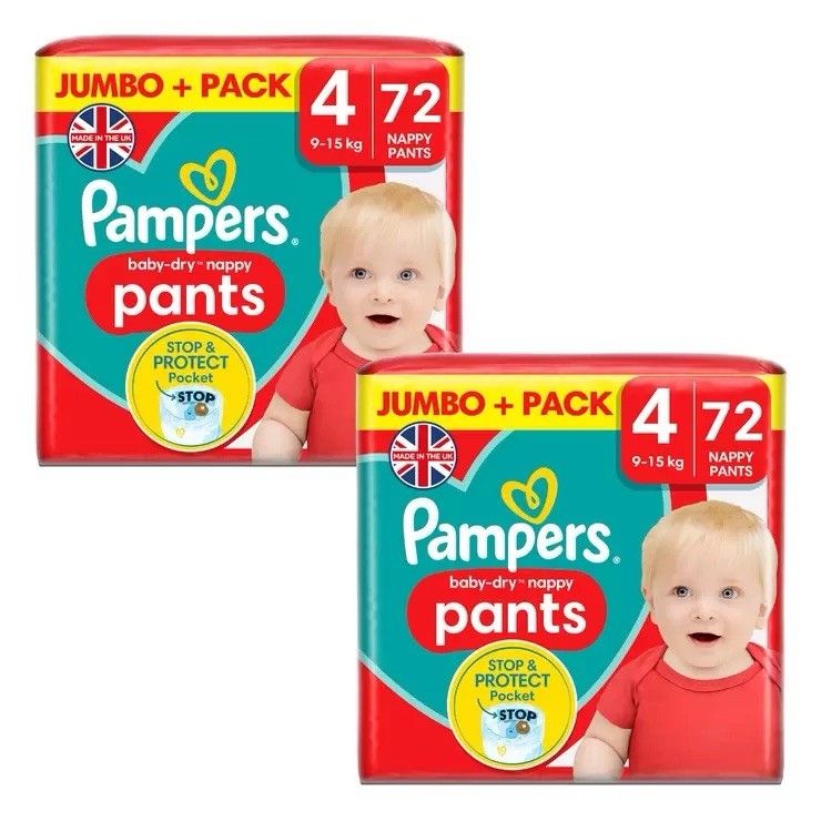 PAMPERS PANTS MD 4'S(72)-240/=