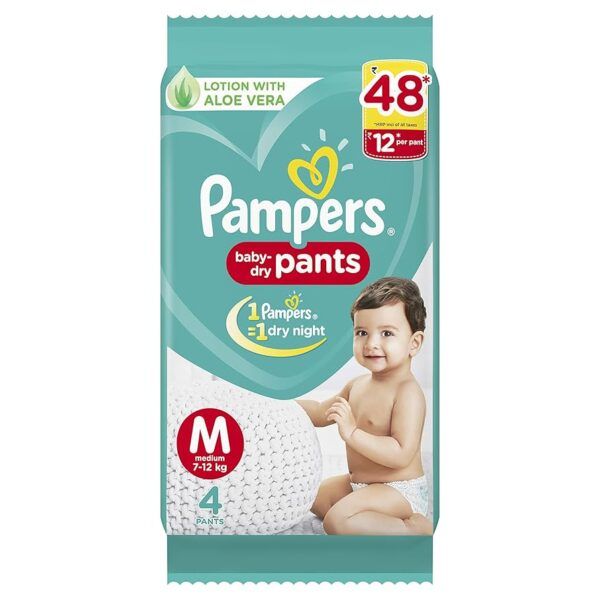 PAMPERS PANTS MD 76'S(4)-8300/=