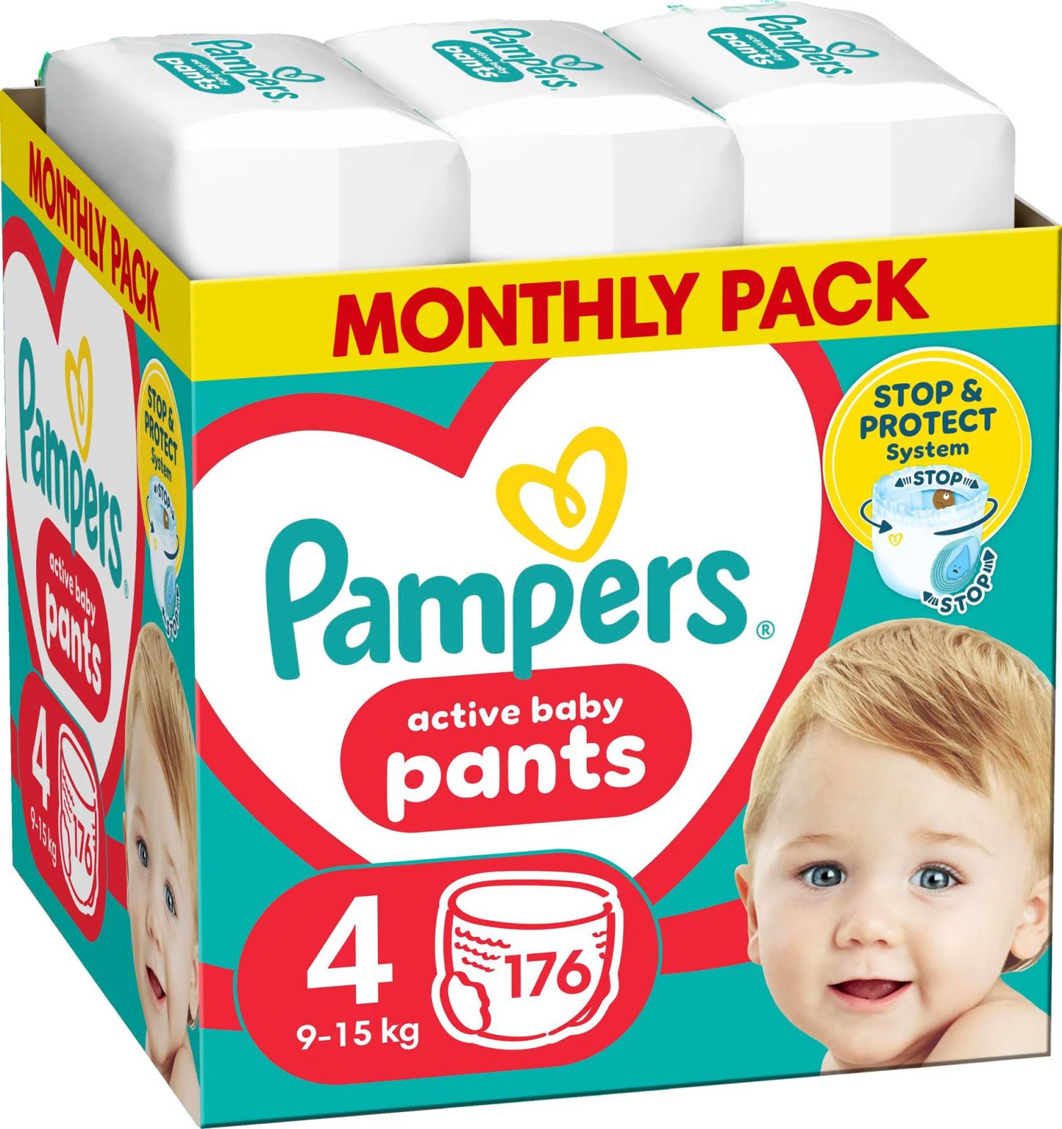PAMPERS PANTS MD 76'S(4)-9000/=