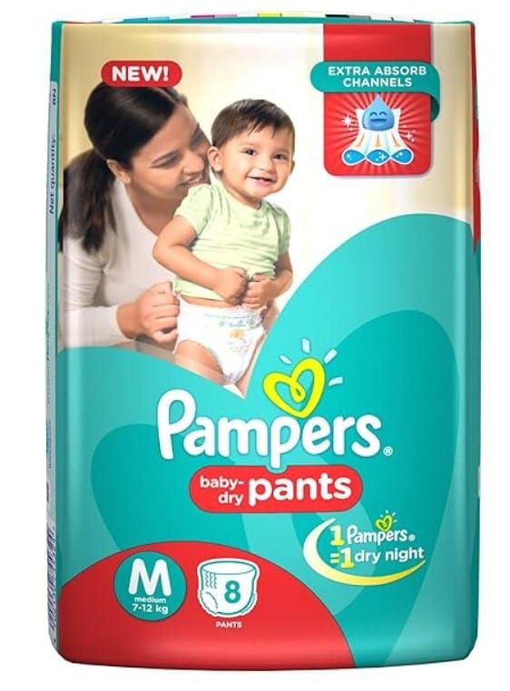 PAMPERS PANTS MD 8'S(24)-520/=