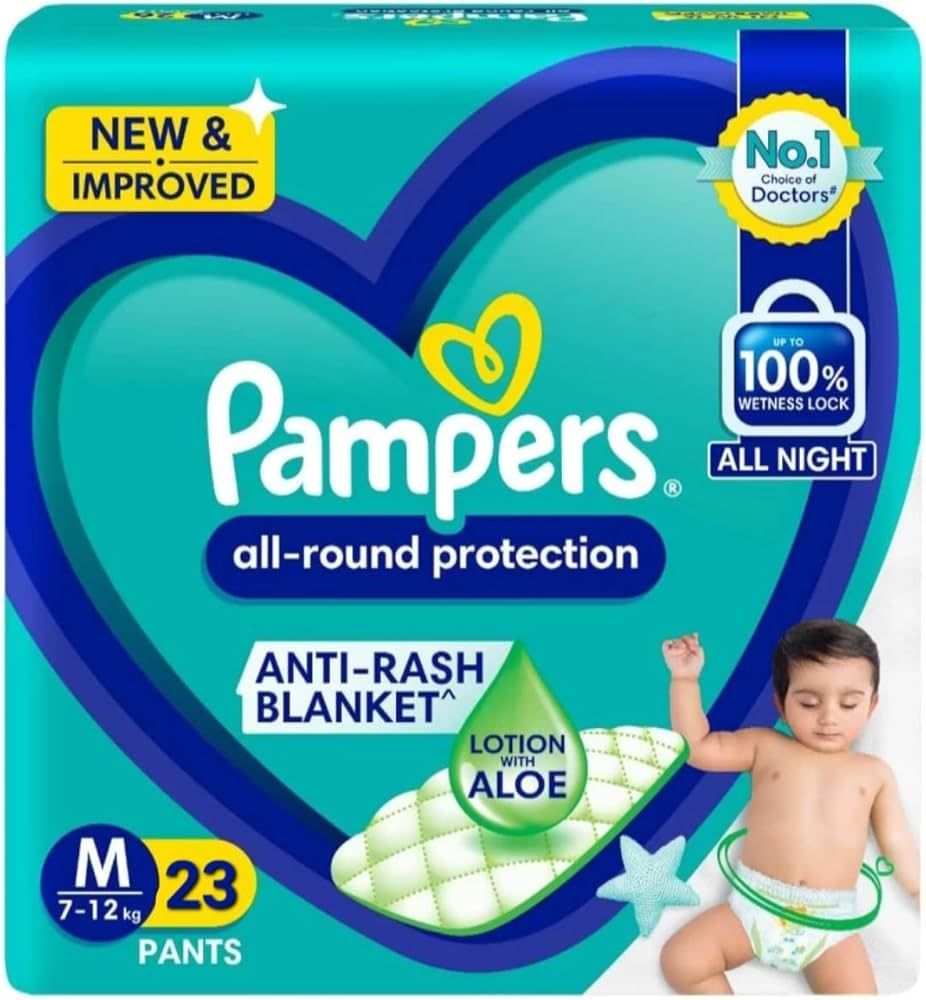 PAMPERS PANTS MD22+MD4(8)2410/=