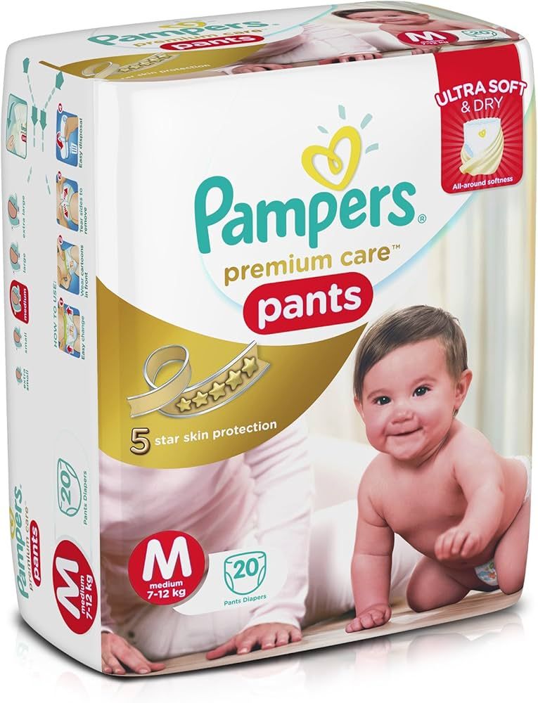 Pampers Pants Medium 20s @ 1020