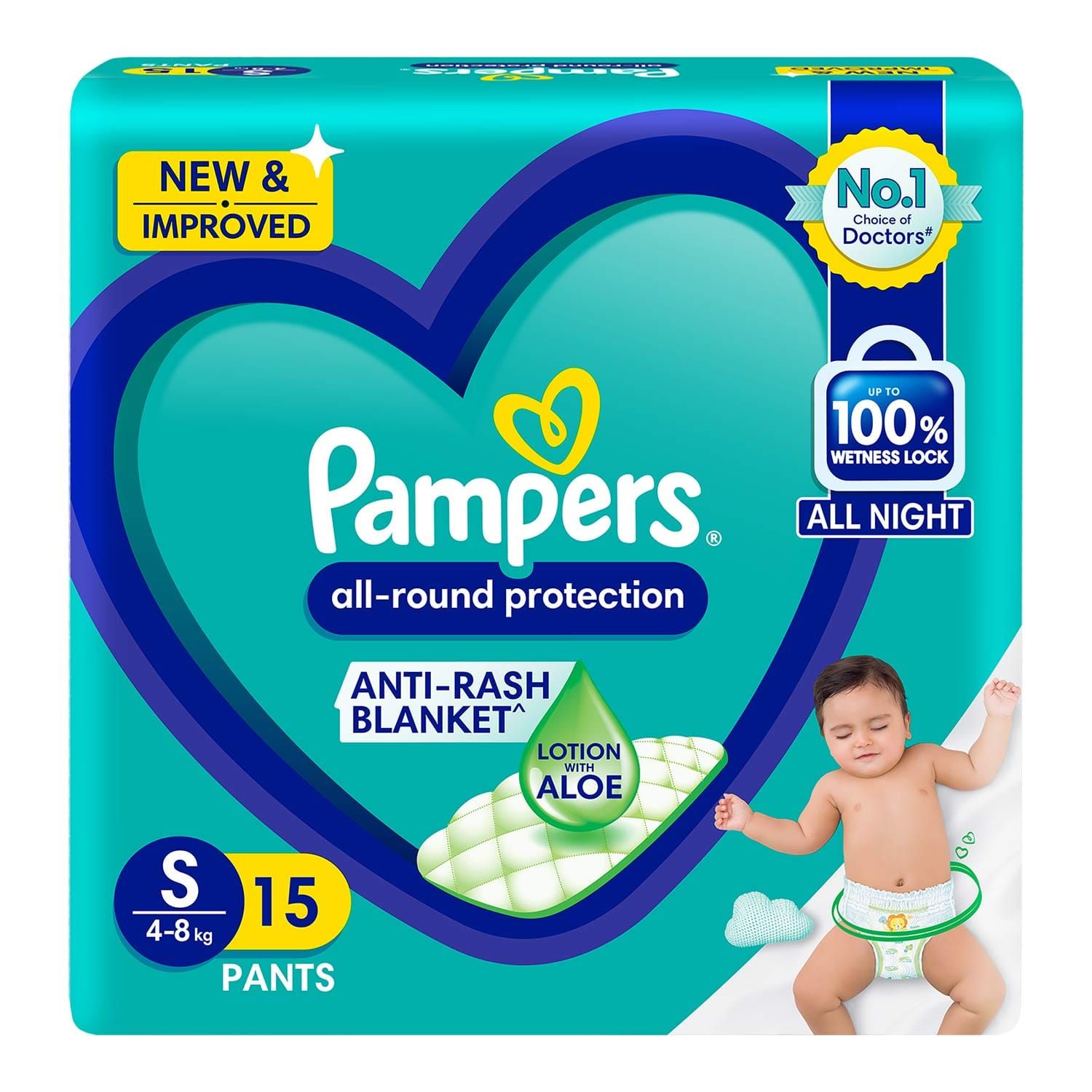 PAMPERS PANTS SM 15'S(18)-1780/=