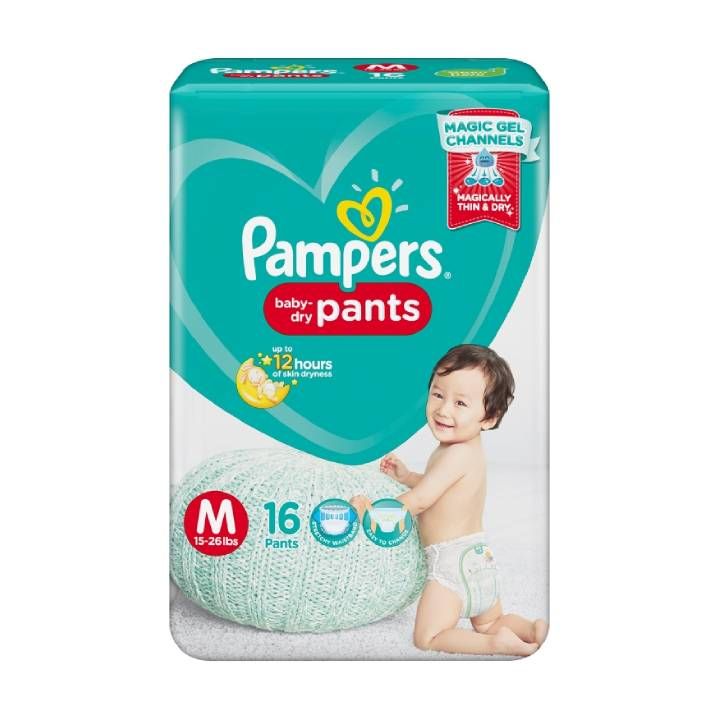 PAMPERS PANTS SM 16'S(12)-1840/=