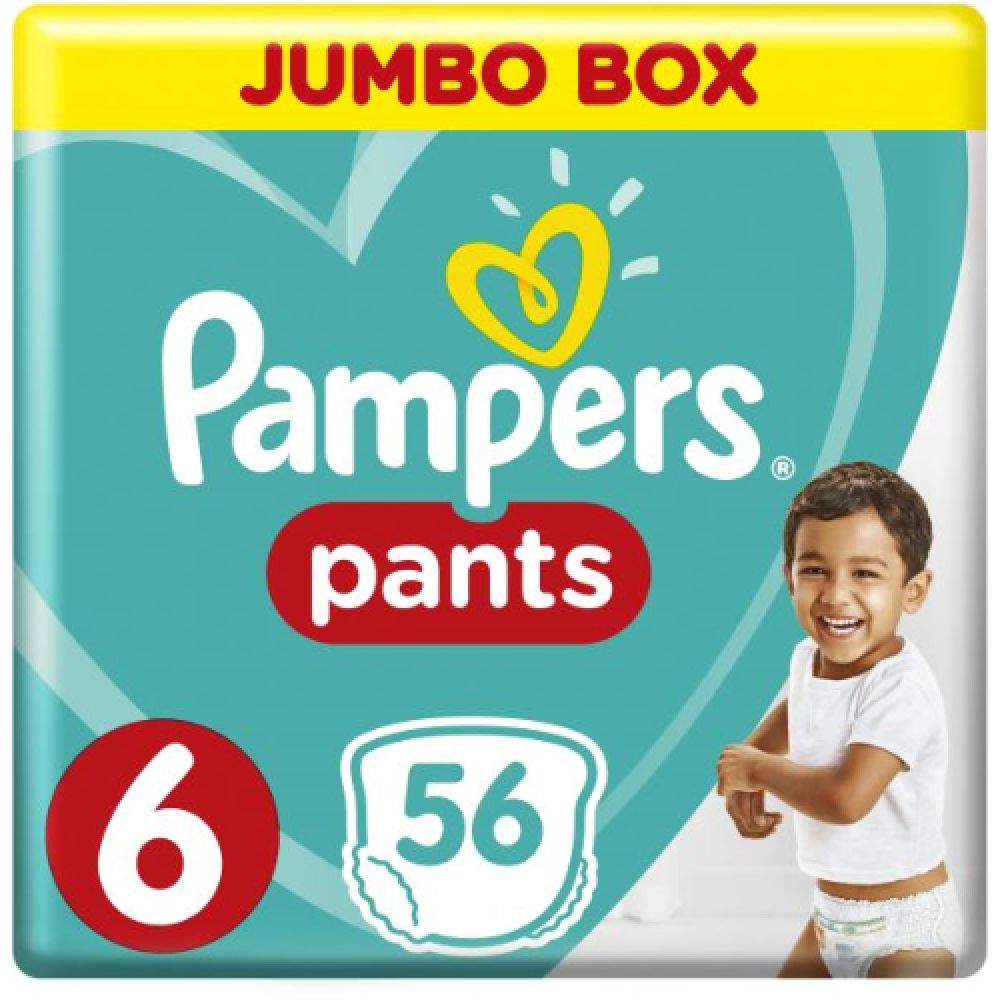 PAMPERS PANTS SM 56'S(6)-6000/=