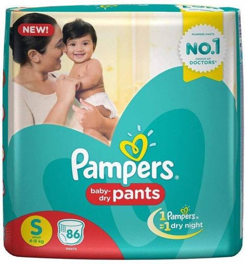 PAMPERS PANTS SM 86'S(3)-4400/=