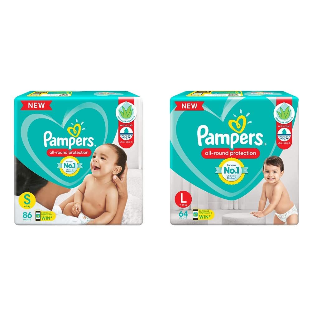 PAMPERS PANTS SM 86'S(4)-9600/=