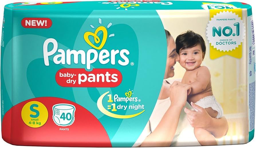 Pampers Pants Small 40 s