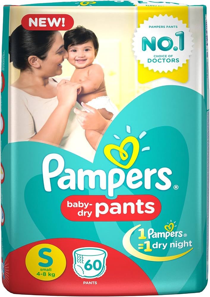 Pampers Pants Small 60 s