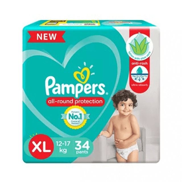 PAMPERS PANTS XL 34'S(4)-2399/=