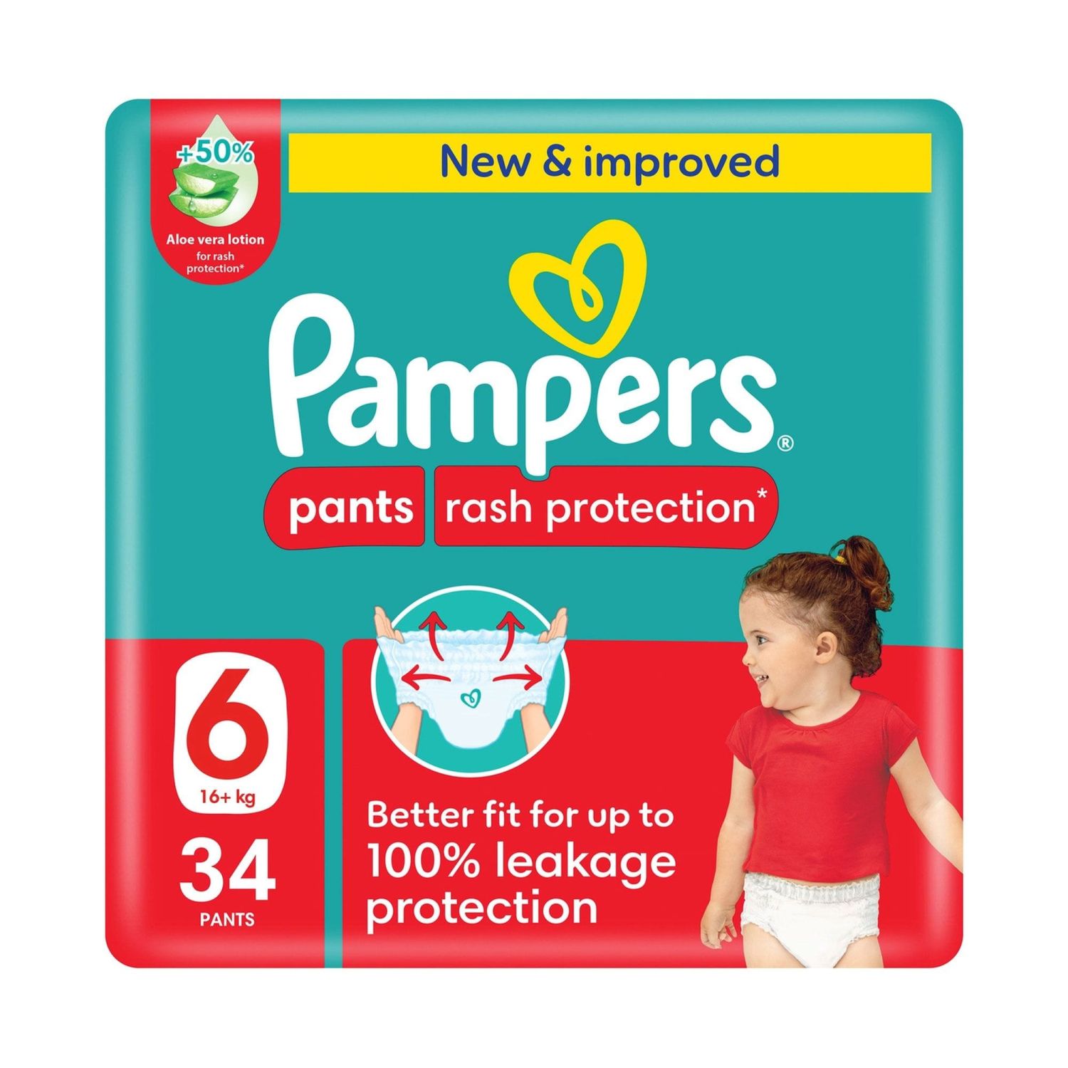 PAMPERS PANTS XL 34'S(6)-4700/=