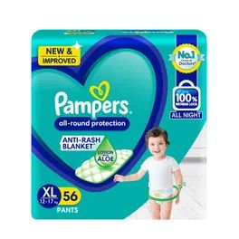 PAMPERS PANTS XL 56'S(3)-5650/=