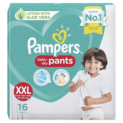 PAMPERS PANTS XXL 16'S(8)-2230/=