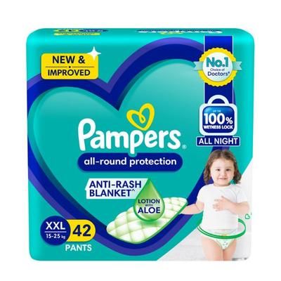 PAMPERS PANTS XXL 42'S(3)-4725/=