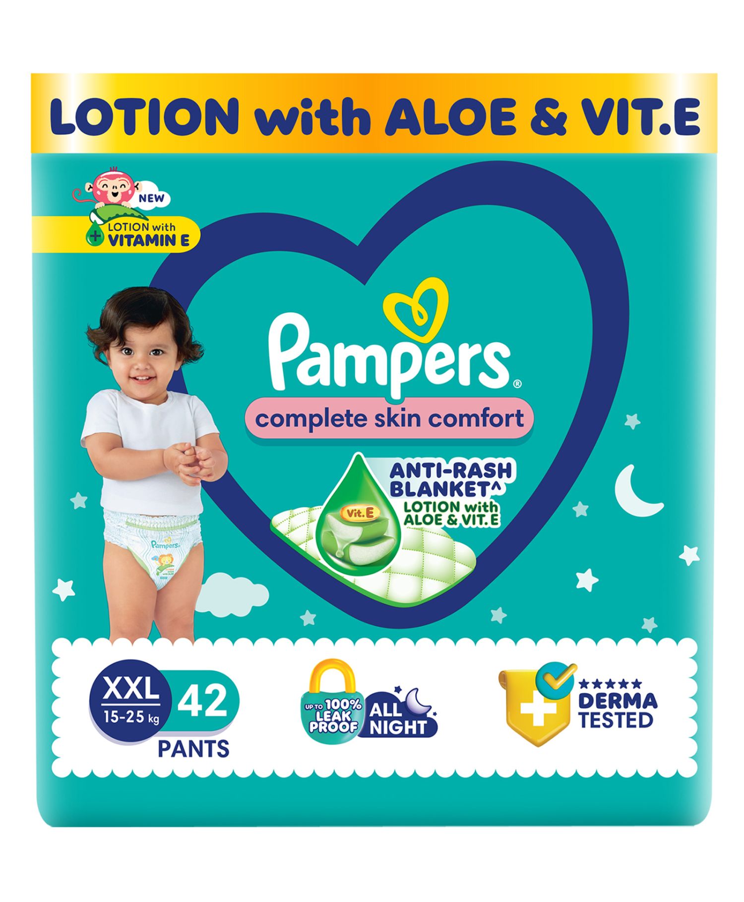 PAMPERS PANTS XXL 42'S(3)-5390/=