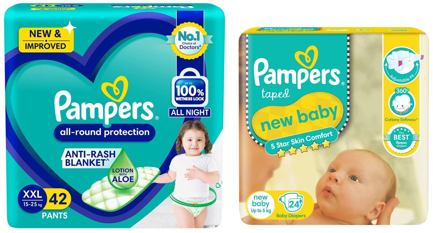 PAMPERS PANTS XXL 42'S(4)-6350/=