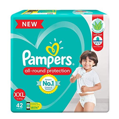 PAMPERS PANTS XXL 42'S(4)-6485/=