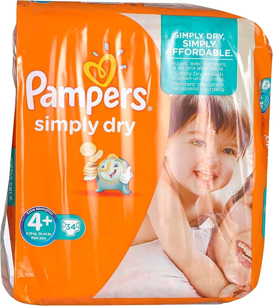Pampers Simply Dry L 9 s