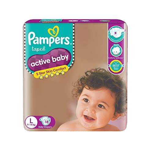 PAMPERS TAPE L18'S (12)-2400/=