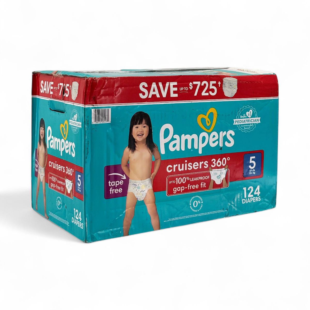 PAMPERS TAPE LG 5'S(36)-600/=